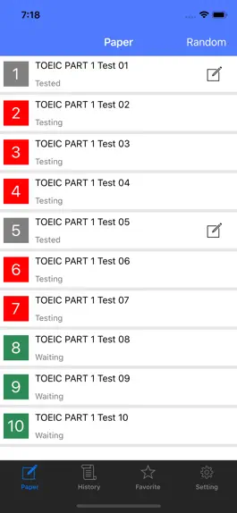 Game screenshot TOEIC Test Part1 Listening 100 apk