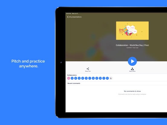 Prezi Viewer iPad app afbeelding 3