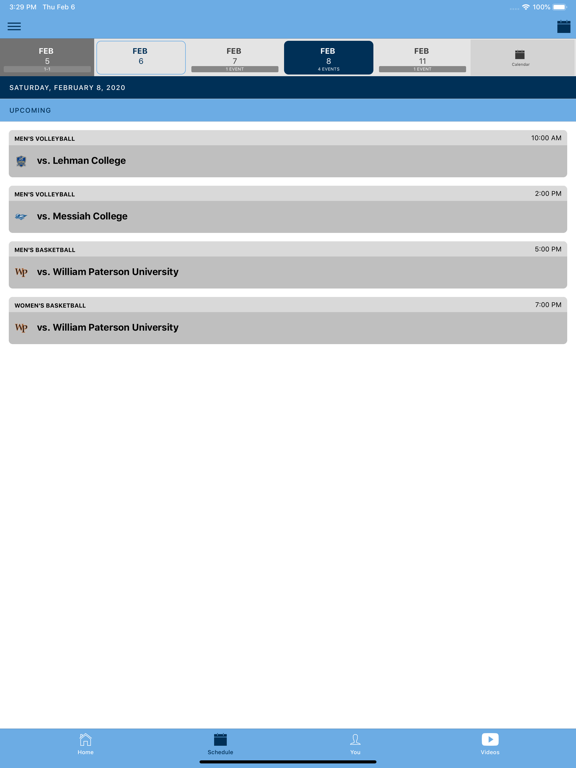 Kean University Athletics iPad screenshot 2 - Sports app