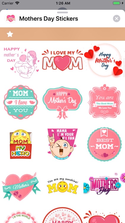 Mothers Day Stickers !