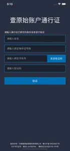 壹原始账户通行证 screenshot #1 for iPhone