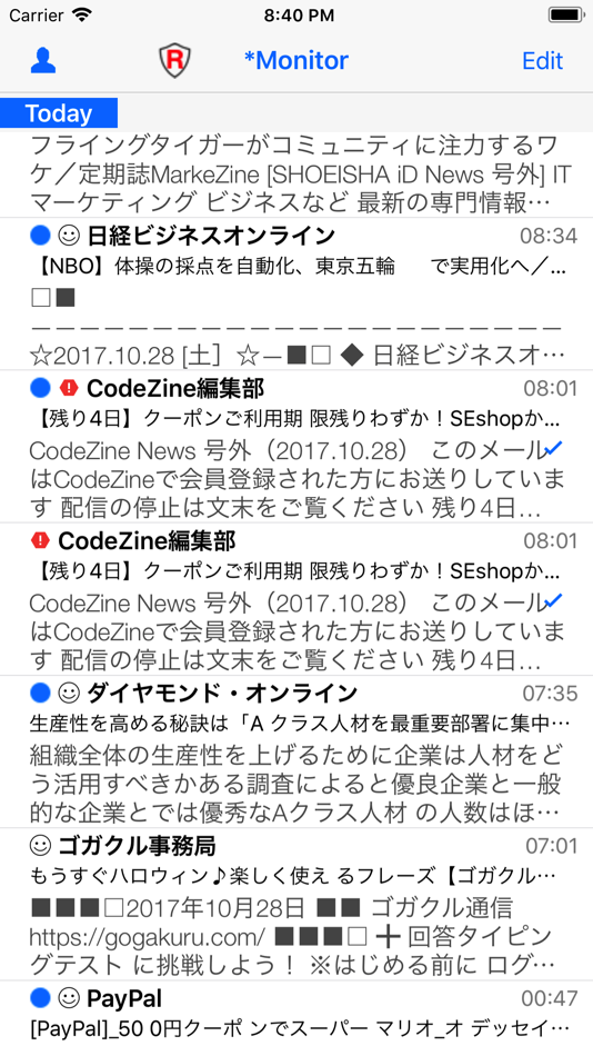 #3. MailCat (iOS) Podle: Seimitsusakufu LLC