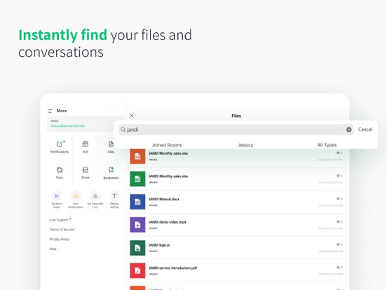 Screenshot #5 pour JANDI: Team Collaboration Tool
