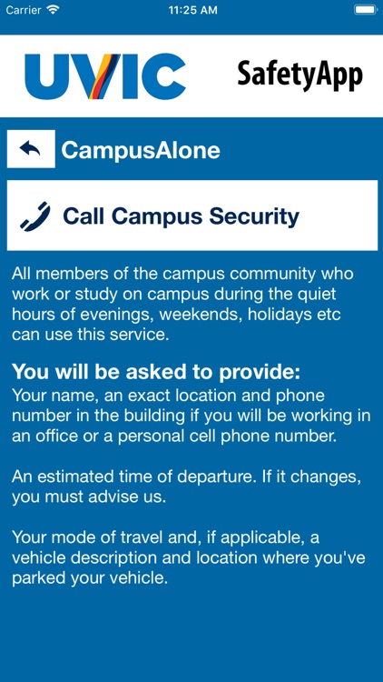 UVic SafetyApp