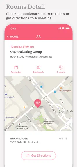 Game screenshot Pink Cloud:  AA Meeting Finder hack