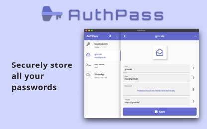AuthPass - Password Manager screenshot 1