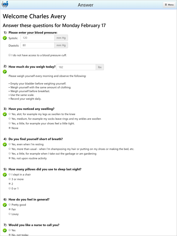 ChronicCareIQ iPad screenshot 1 - Medical app