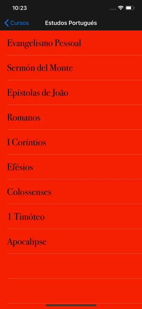 Cursos Bíblicos