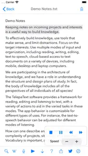 telepatext - editor, speech iphone screenshot 1