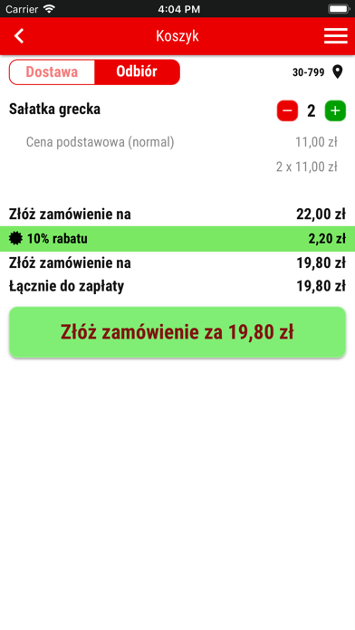 Screenshot #2 pour Pizzeria Restauracja Pod Lasem