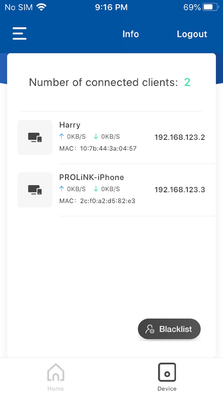 iPhone screenshot