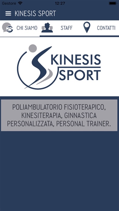 Screenshot of Centro Kinesis Sport1