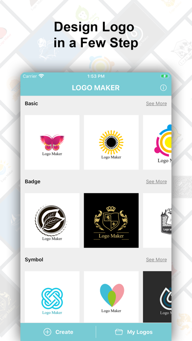 Screenshot #2 pour Logo Maker Logo Creator