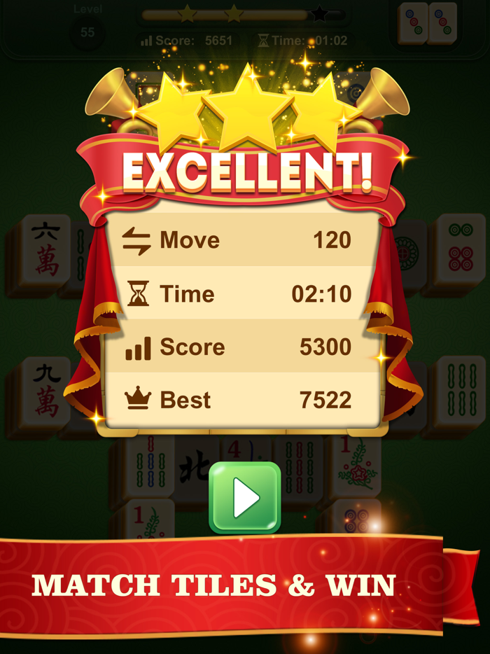 Mahjong Solitaire Match Tiles