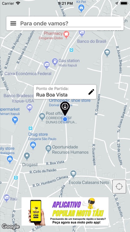 Popular Mototáxi - Passageiro