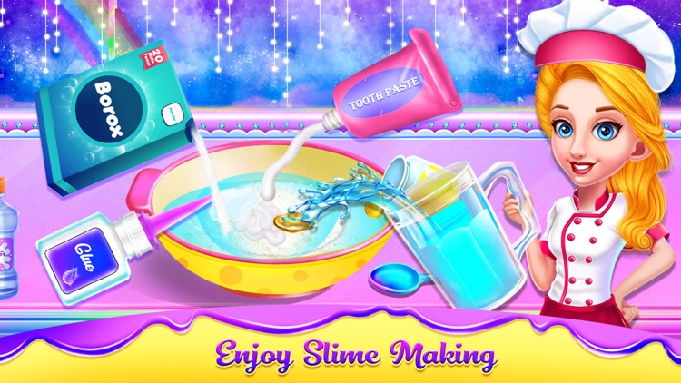 Glitter DIY Slime Maker Games screenshot-4