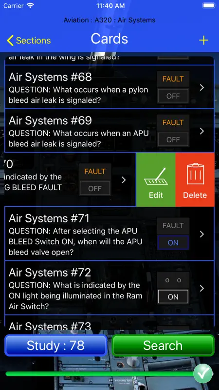 iPilot A320 Study Guide screenshot 9 of 10