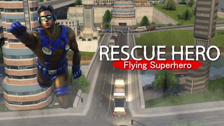 Rope Swing Hero Rescue Mission screenshot-3