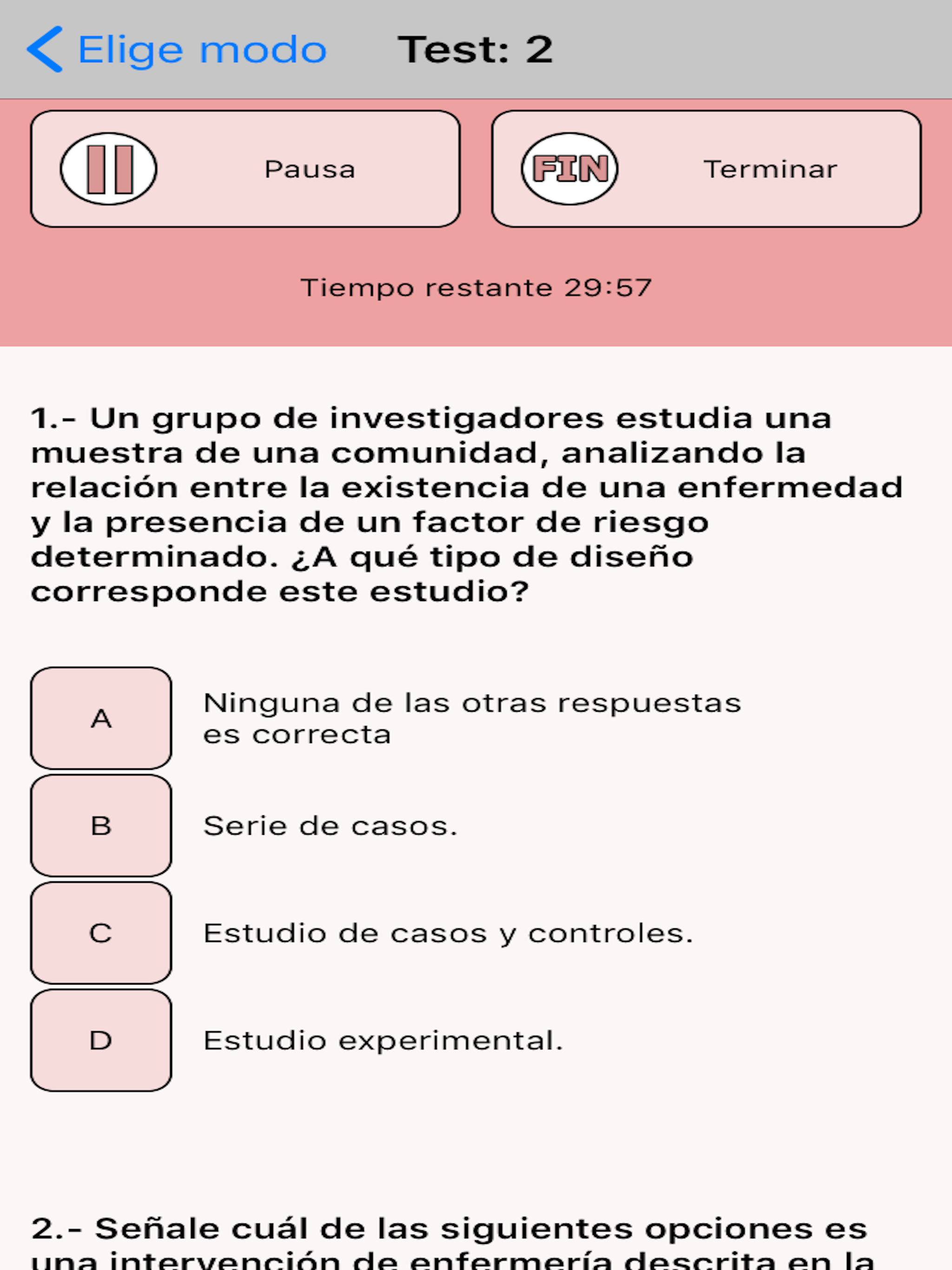 TestOpos Enfermería