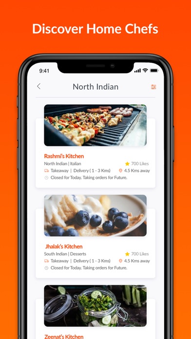 HOMEFOODI - Homemade Food APP Screenshot