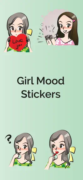 Game screenshot Girlish Mood Stickers mod apk