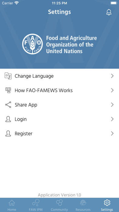 App screenshot
