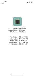 CPU Identifier screenshot #2 for iPhone