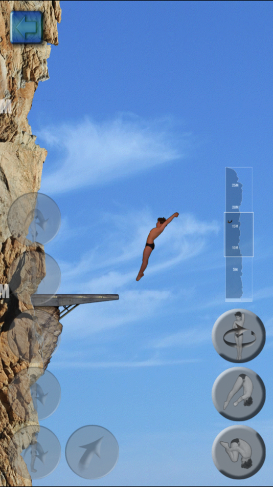 #4. Cliff Diving Champ (iOS) 由: Jean-Baptiste Bolcato