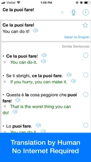 italian translator offline iphone screenshot 2