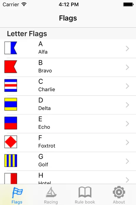 iRegatta Flags