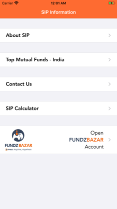 SIP Calculator App screenshot 2