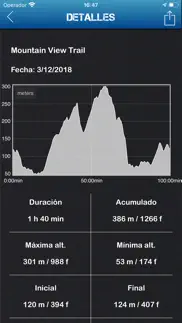 altimetro offline pro iphone capturas de pantalla 3