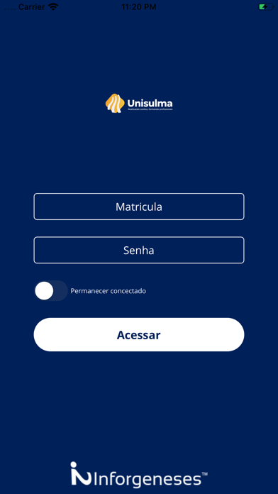 Screenshot #1 pour Aluno Unisulma