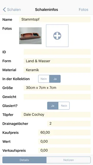 Screenshot von Bonsai Album auf dem iPhone 5