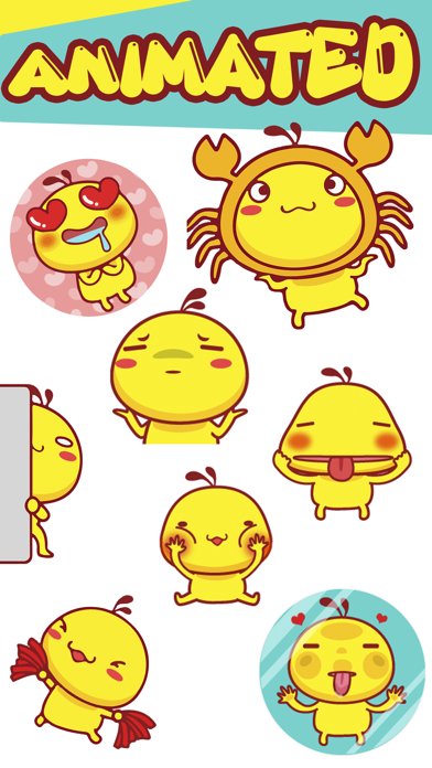 Screenshot #1 pour Happy Bird: Animated Stickers