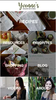 yvonne's vegan kitchen iphone screenshot 1
