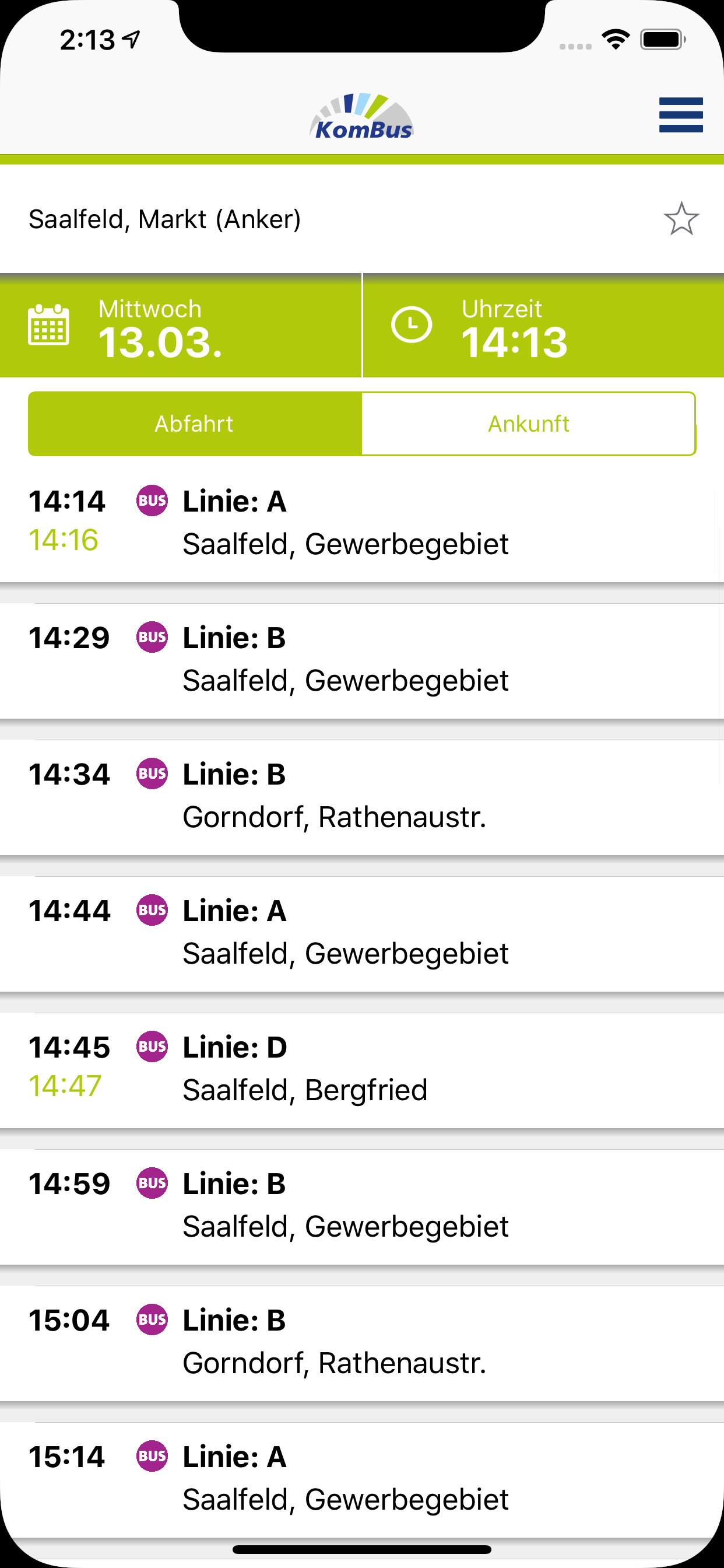 KomBus screenshot 5