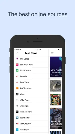 Скриншот TechPort на iPhone 2