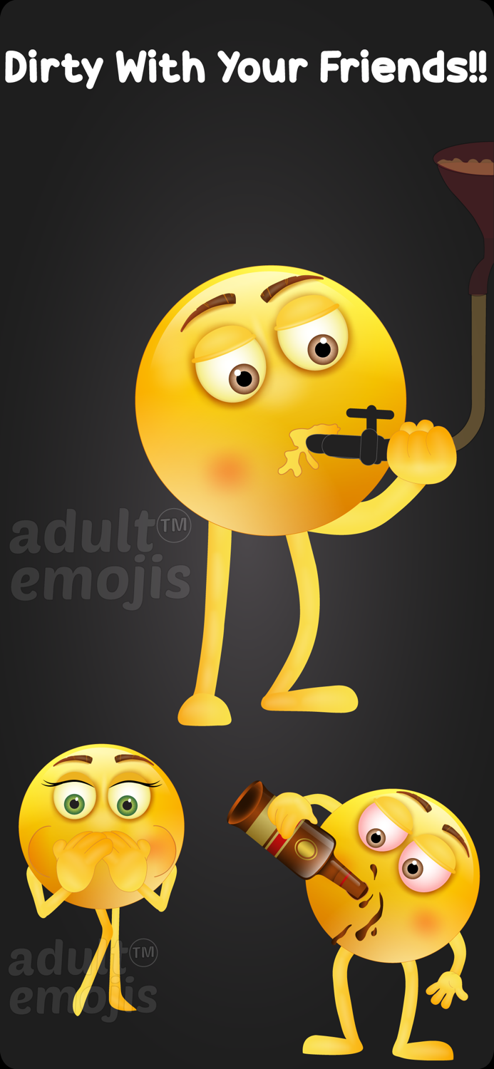 Dirty Emoji Sticker Keyboard