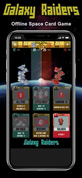 Game screenshot Galaxy Raiders - space cards mod apk