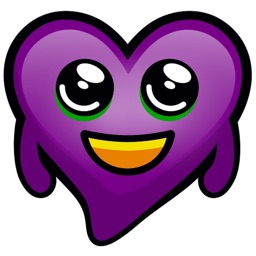 Purple Hearts stickers