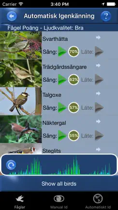 Fågelsång Id - fåglar iPhone image 1