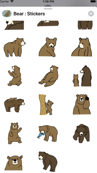 Bear : Stickers screenshot 4