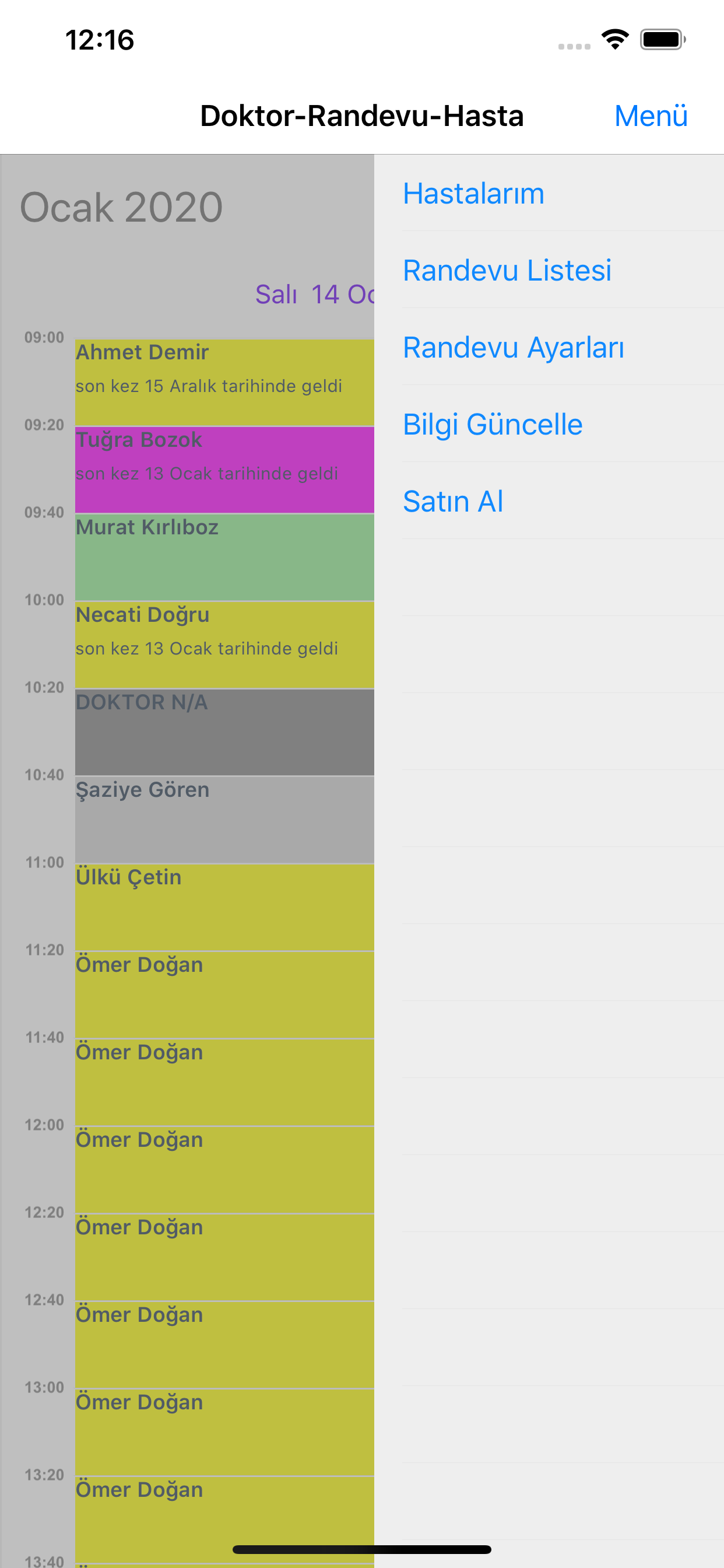 Doktor-Randevu-Hasta