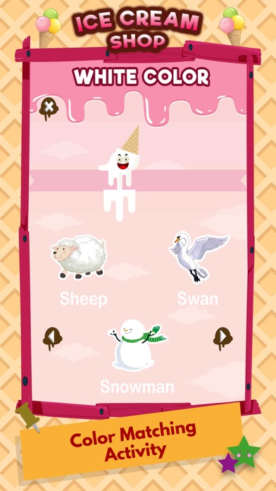Screenshot 4 of Learning Colors Ice Cream Shop App