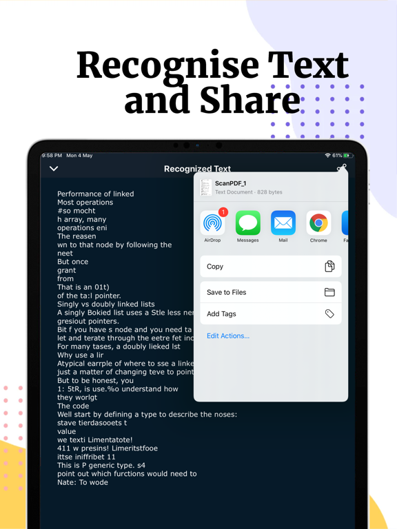 Screenshot #6 pour Best Pdf Scanner app