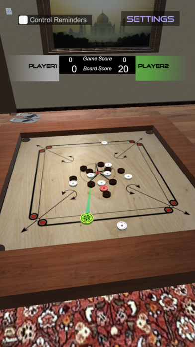 Carrom Simulator screenshot 1