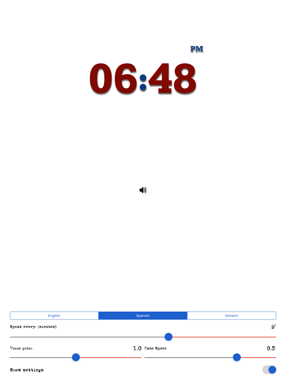 Screenshot #6 pour Clock Talk Speak
