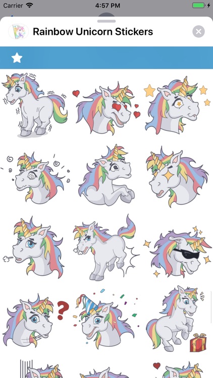 Rainbow Unicorn Stickers screenshot-8