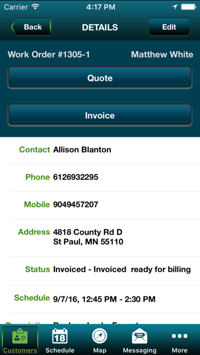 RazorSync Field Service Screenshot